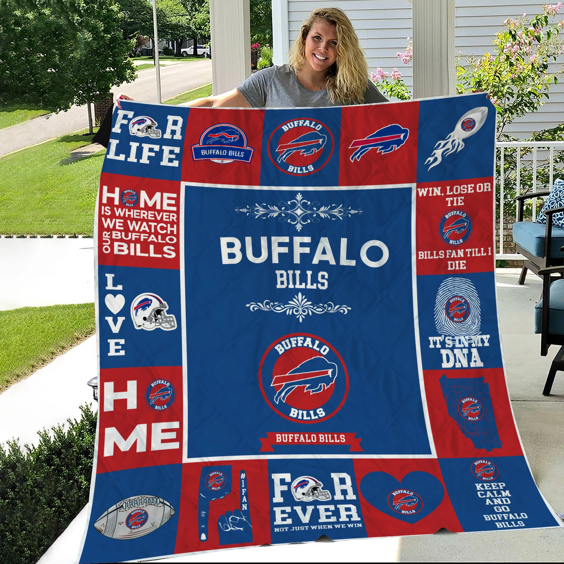 Buffalo Bills Fan Pride Quilt Blanket