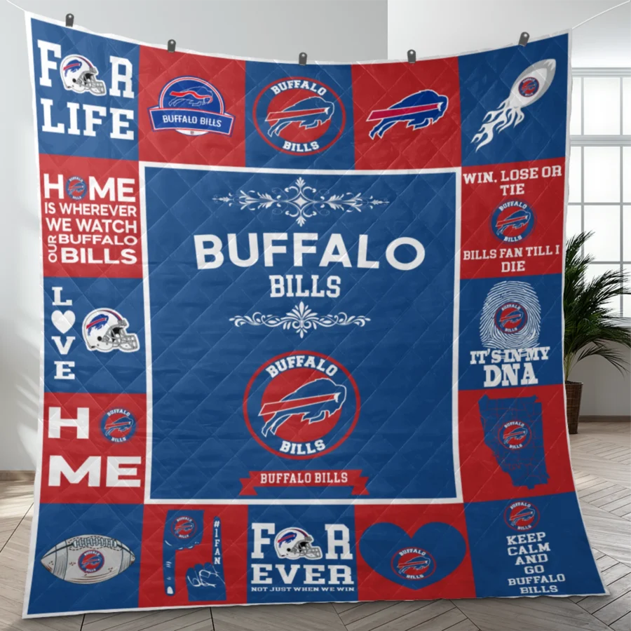 Buffalo Bills Fan Pride Quilt Blanket - Image 3