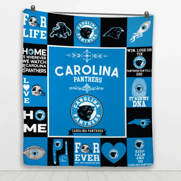 Carolina Panthers Fan Pride Quilt Blanket