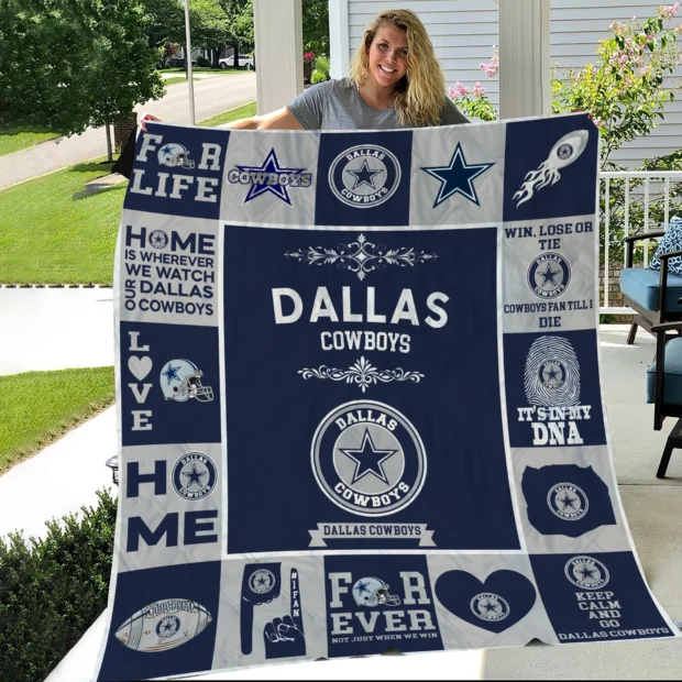 Dallas Cowboys Fan Pride Quilt Blanket
