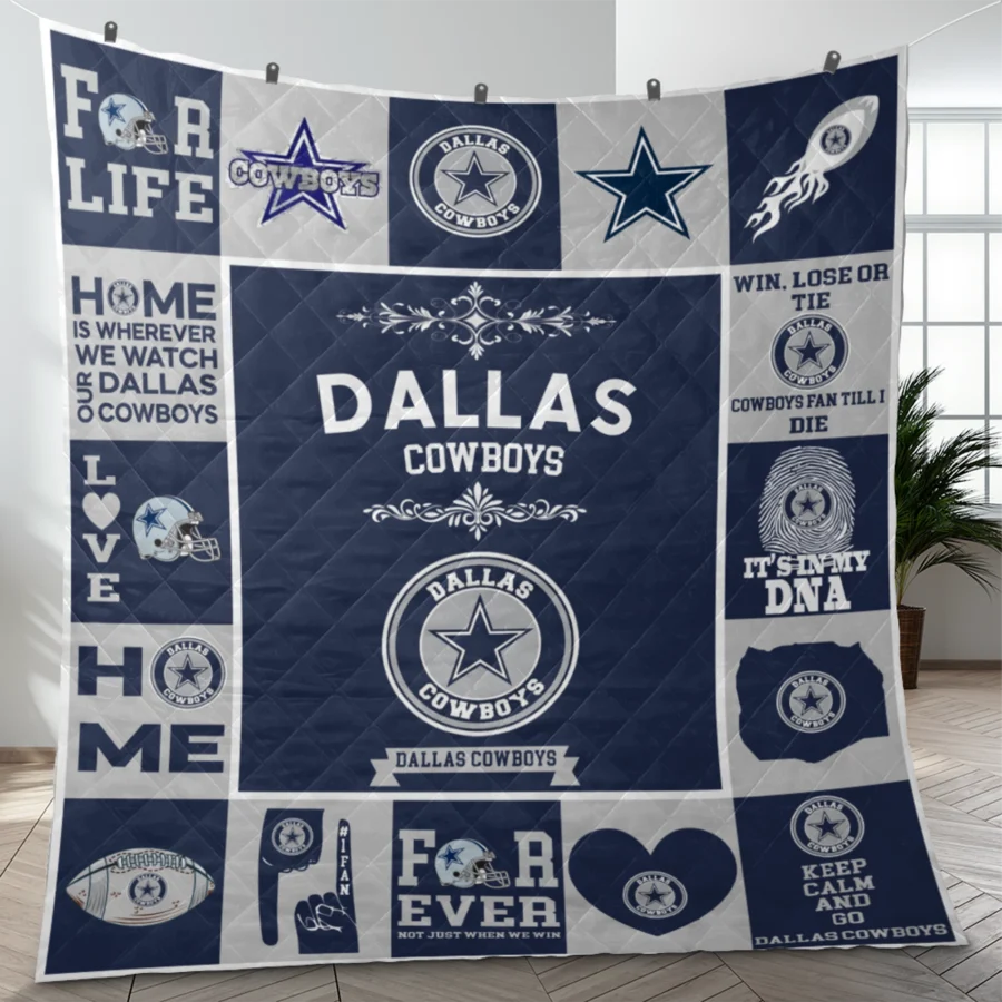 Dallas Cowboys Fan Pride Quilt Blanket - Image 3