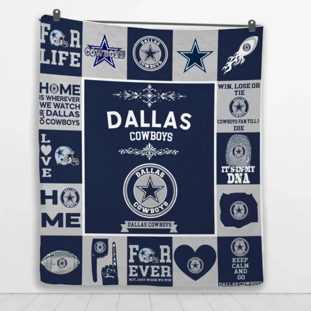 Dallas Cowboys Fan Pride Quilt Blanket - Image 4